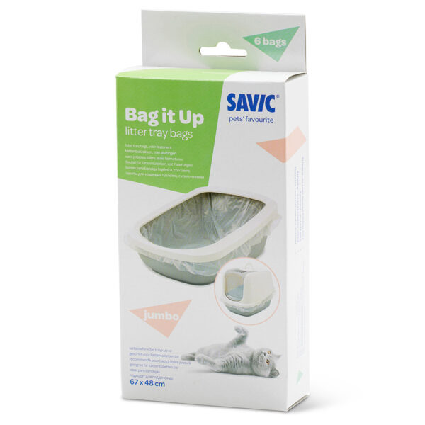 Savic Bag it Up Litter Tray Bags - Jumbo - 6 stk