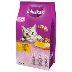 Whiskas 1+ Kylling - 14 kg