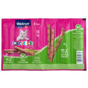 Vitakraft Cat Stick Classic - Kylling & kattegress (6 x 6 g)