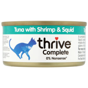 Økonomipakke Thrive Complete 12 x 75 g - Tunfisk med reker og blekksprut