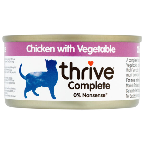 Thrive Complete 6 x 75 g - Kylling med grønnsaker