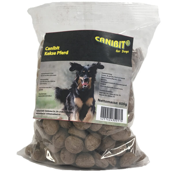 Caniland hundekjeks - hestekjøtt - Økonomipakke: 3 x 600 g