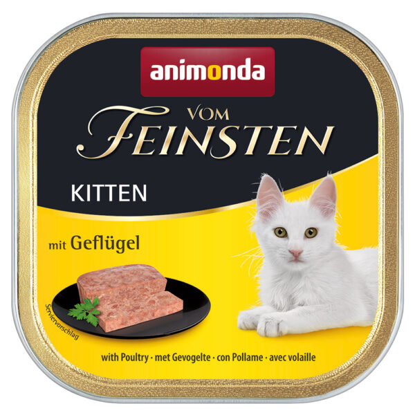 Animonda vom Feinsten Kitten 6 x 100 g - Fjærkre