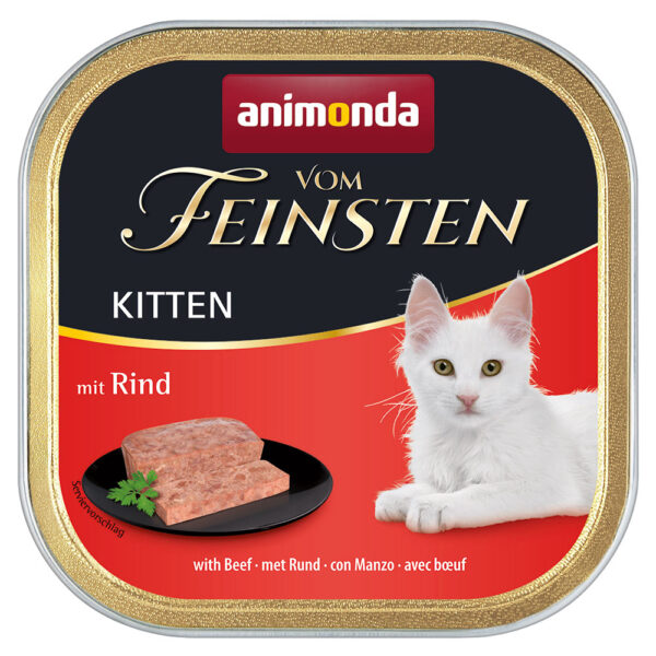 Animonda vom Feinsten Kitten 6 x 100 g - Okse