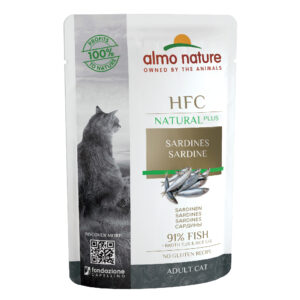 Almo Nature HFC Natural Plus 24 x 55 g - Sardiner