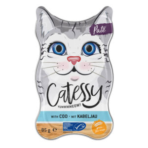 Catessy Skåler Paté med MSC torsk - 36 x 85 g