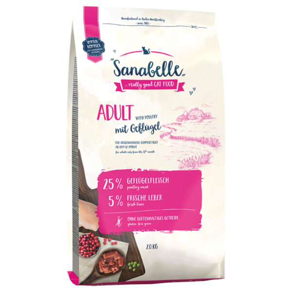 Sanabelle Adult - fjærkre - 2 kg