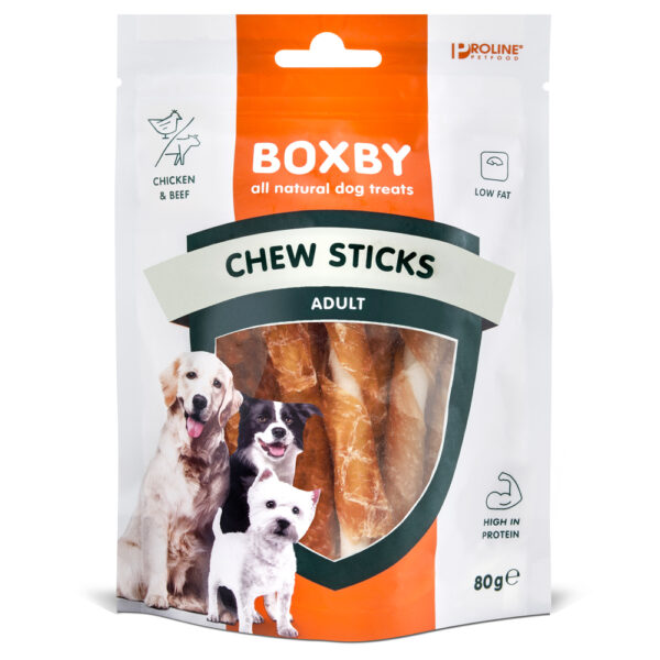 Boxby Chew Sticks with Chicken - 3 x 80 g