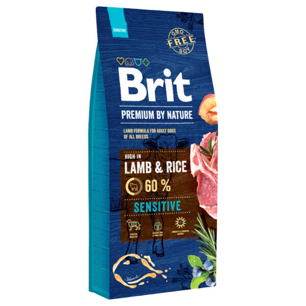 Brit Premium lam og ris - 15 kg