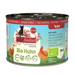 catz finefood Bio 6 x 200 g - No.503 øko-kylling