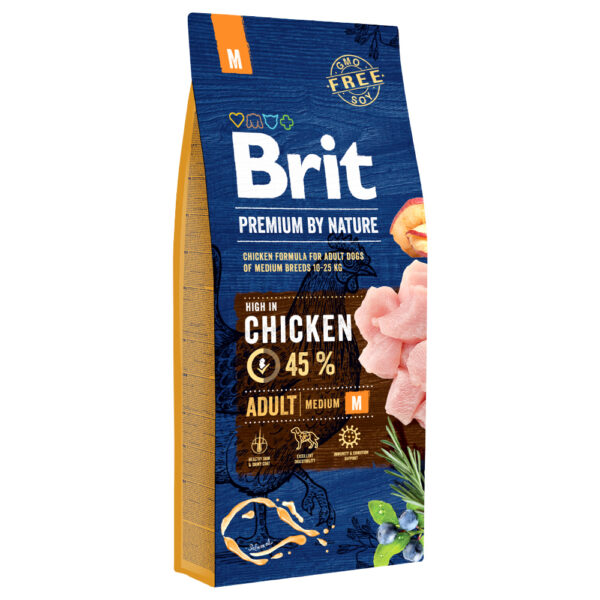 Brit Premium Adult M Ekonomipack: 2 x 15 kg