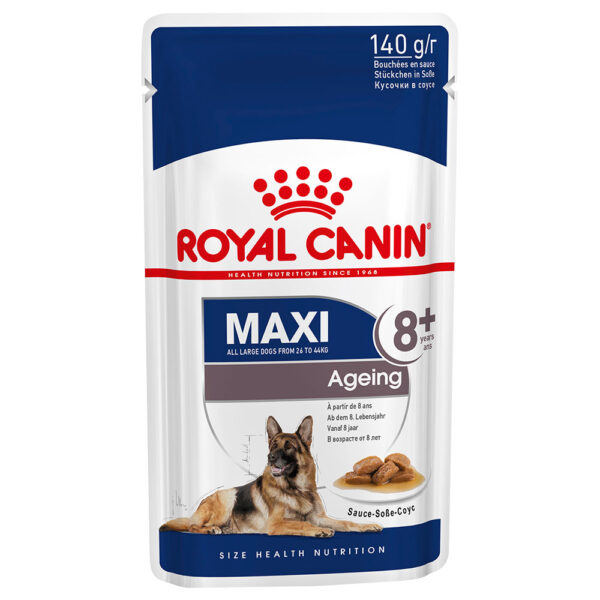 Royal Canin Maxi Ageing 8+ i saus - 40 x 140 g