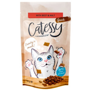 Catessy knasende snacks 65 g - Anti Hairball - okse og malt