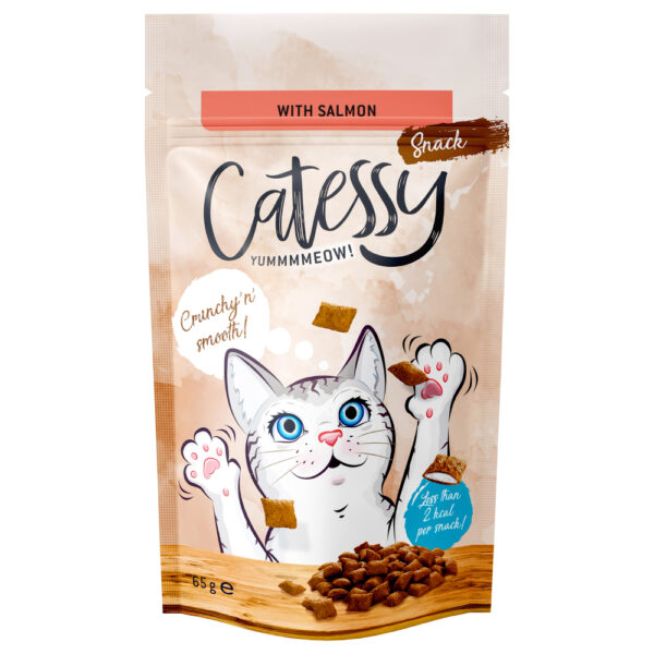 Catessy knasende snacks 65 g - Laks og vitaminer