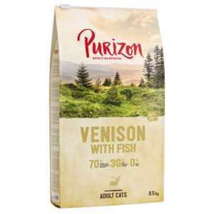 Purizon Adult Hjort & Fisk - kornfri - Økonomipakke 2 x 6