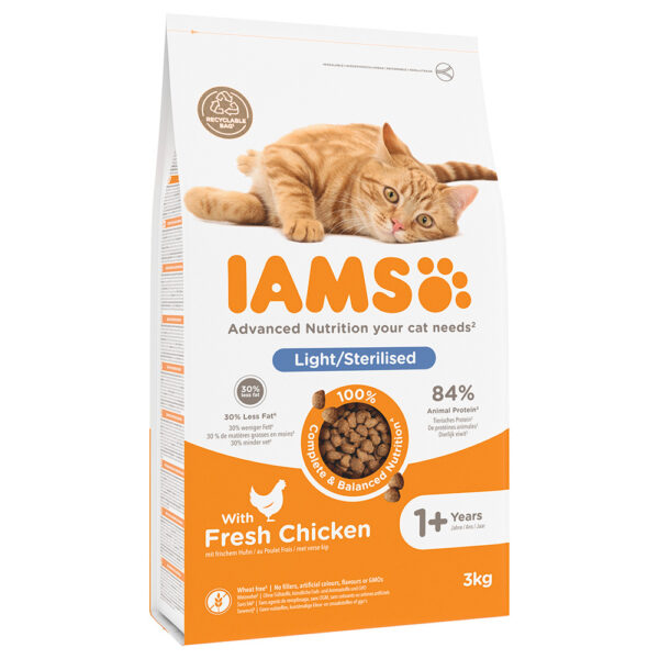 IAMS for Vitality Cat Adult Sterilised chicken - 3 kg