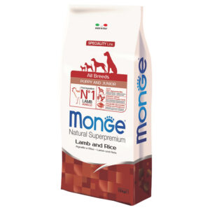 Monge Natural Superpremium All Breeds Puppy Lamb & Rice for alle raser - 12 kg