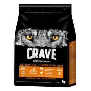 Crave Dog Adult Turkey & Chicken - 3 x 2