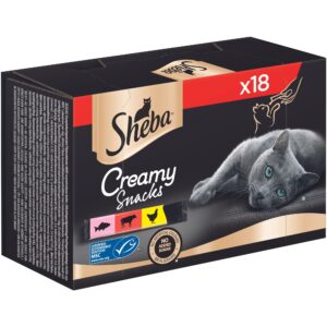 Sheba Creamy Snacks Multipack - 18 x 12 g