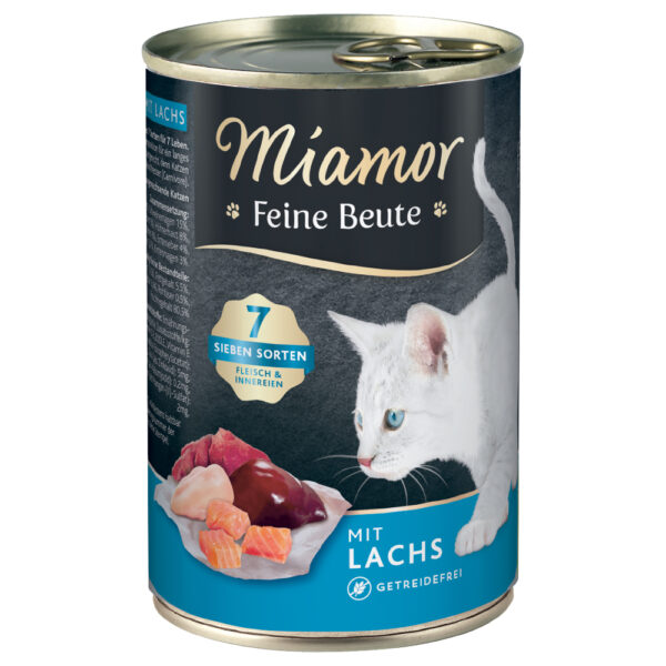 Miamor Fine Prey 12 x 400 g - Laks