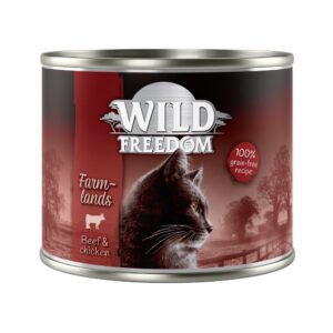 Wild Freedom Adult 6 x 200 g - Farmlands Biff & kylling