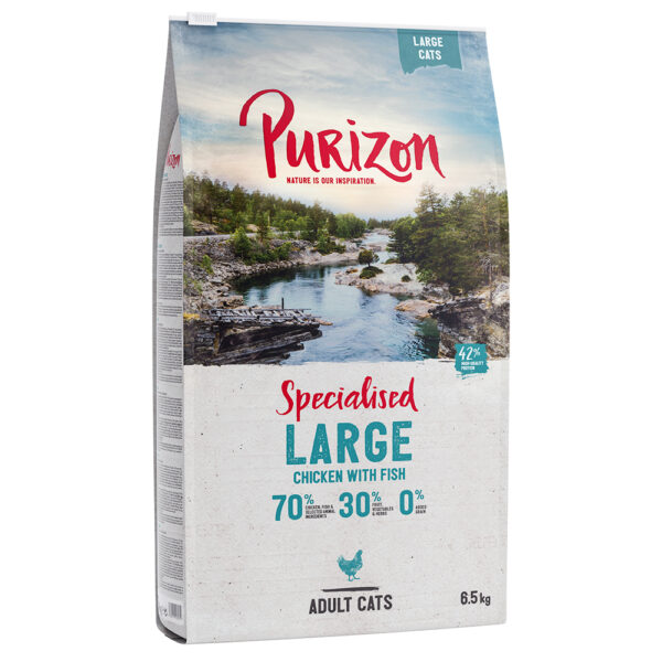 Purizon Large Adult Kylling & Fisk - kornfri - Økonomipakke 2 x 6