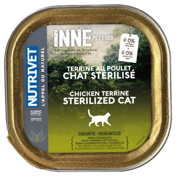 Nutrivet Inne Katt Terrine Sterilized - 10 x 150 g