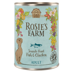 Rosie's Farm Adult 6 x 400 g - Fisk & Kylling