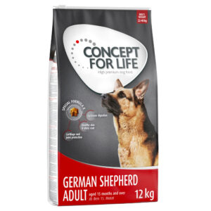 Til spesialpris! Concept for Life økonomipakke - Tysk Schæferhund (2 x 12 kg)