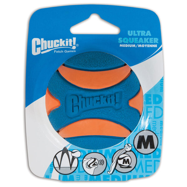 Chuckit! Ultra Squeaker Ball - M: Ø 6