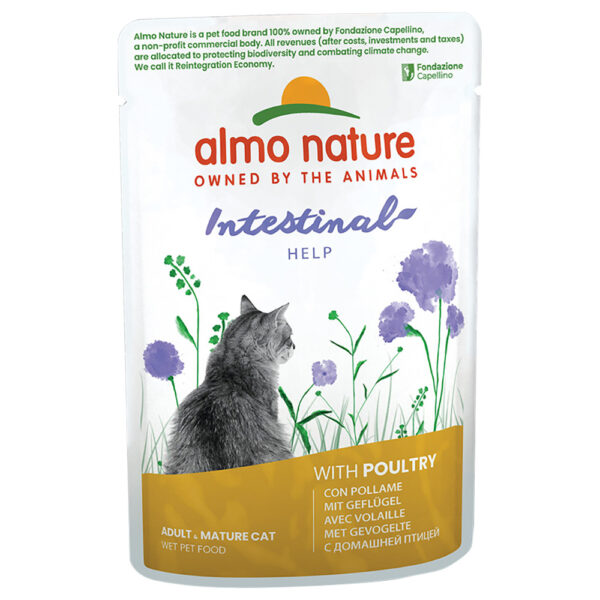 Almo Nature Holistic Digestive Help 24 x 70 g Fjærkre