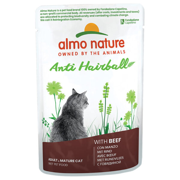 Almo Nature Holistic Anti Hairball - Okse 6 x 70 g