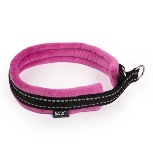 Basic Cosy Halsband Halvstryp Rosa (L)