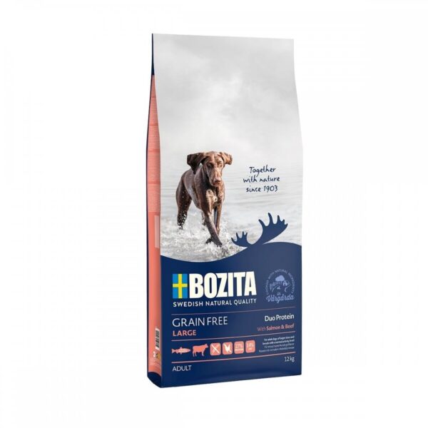 Bozita Grain Free Large Salmon & Beef (12 kg)