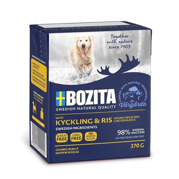 Bozita Kylling & Ris Biter i Gelé 370 g