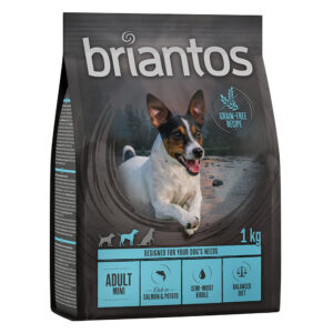 Briantos Adult Mini laks og potet - KORNFRI - 4 x 1 kg