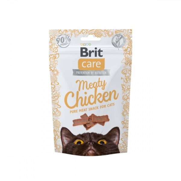 Brit Care Cat Snack Meaty Kylling 50 g