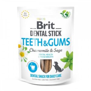 Brit Care Dental Stick Teeth & Gums with Chamomile & Sage 7 stk