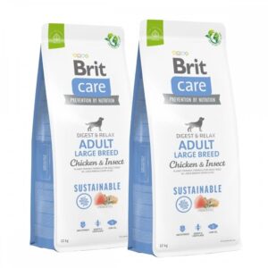 Brit Care Dog Adult Large Breed Sustainable Chicken & Insect 2x12 kg