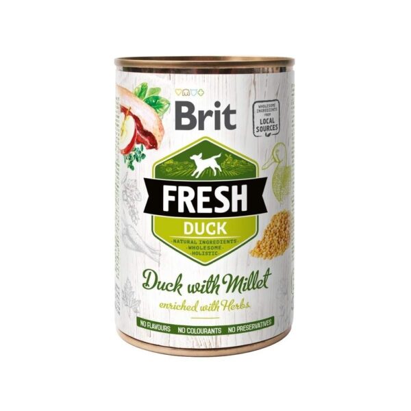 Brit Fresh Cans Duck With Millet