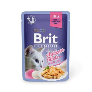 Brit Premium Pouches Fillets in Jelly with Chicken