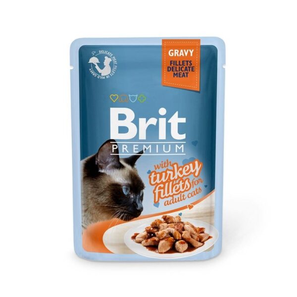 Brit Premium Pouches Fillets in Gravy with Turkey