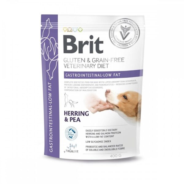 Brit Veterinary Diets Dog Grain Free Gastrointestinal-Low fat (400 g)