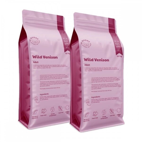 Buddy Wild Venison 2x12kg