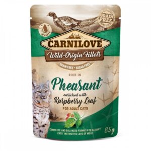 Carnilove Cat Adult Pheasant & Raspberry Leaves 85 g