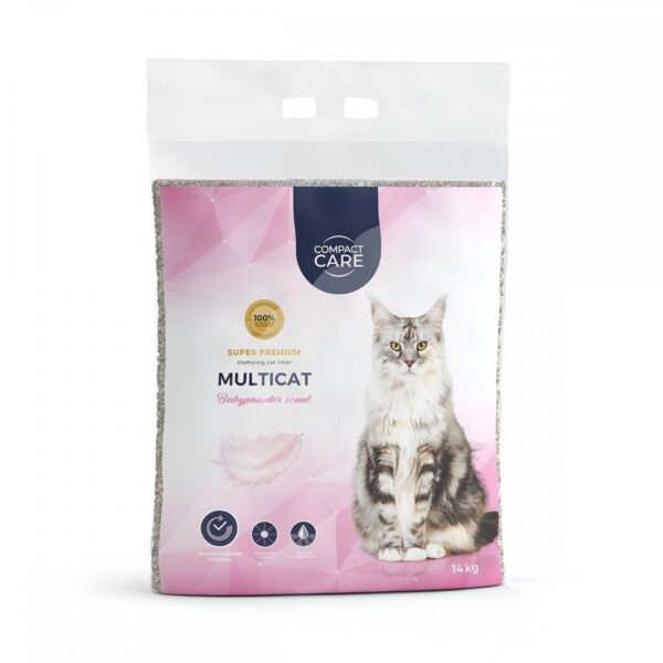 Compact Care Multicat Babypowder 14 kg