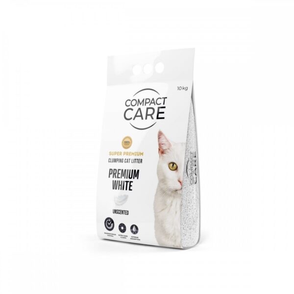 Compact Care Premium White Unscented 10 kg