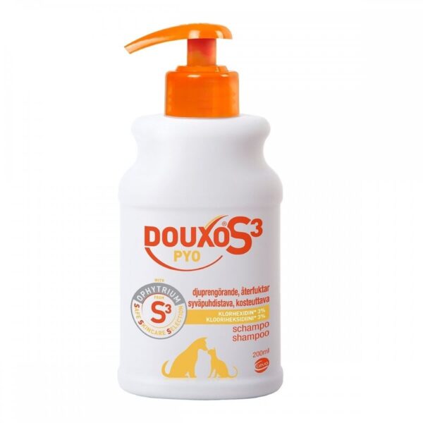 DOUXO S3 PYO Sjampo (200 ml)