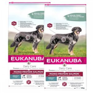 Eukanuba Daily Care Adult Mono Protein Salmon 2 x 12kg