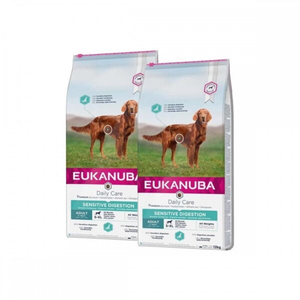 Eukanuba Daily Care Adult  Sensitive Digestion 2 x 12kg